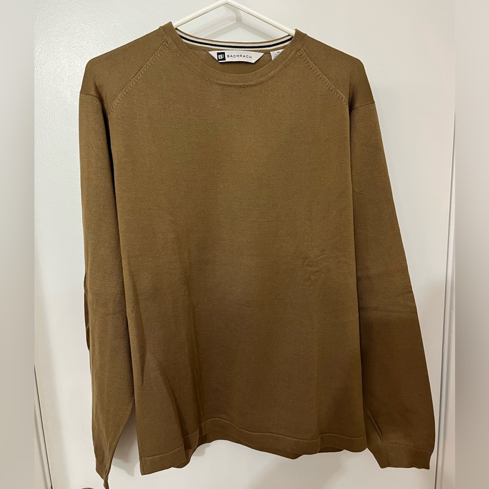 Bachrach Men’s Lightweight Sweater Size M Brown/Tan